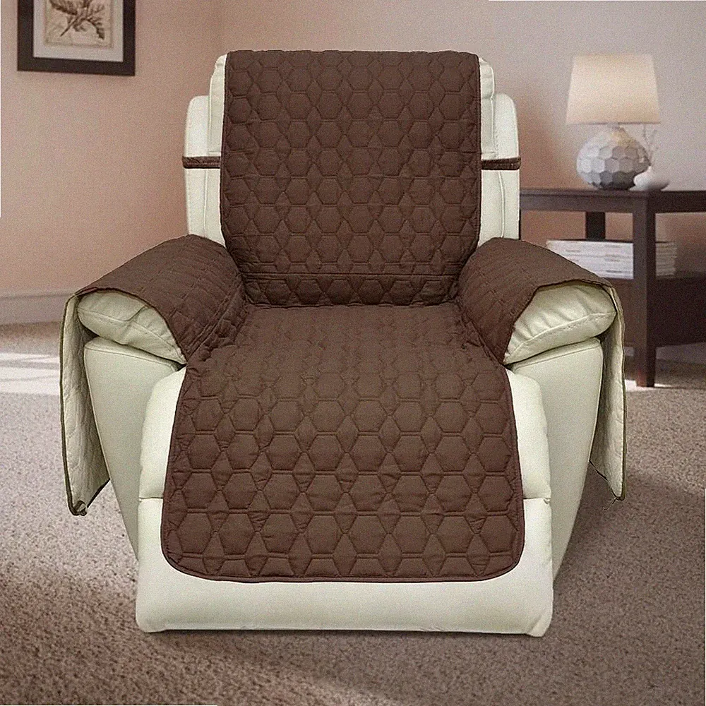 30 Inch Recliner Cover - 100% Waterproof Slipcovers Anti-Slip Large Recliner Sli