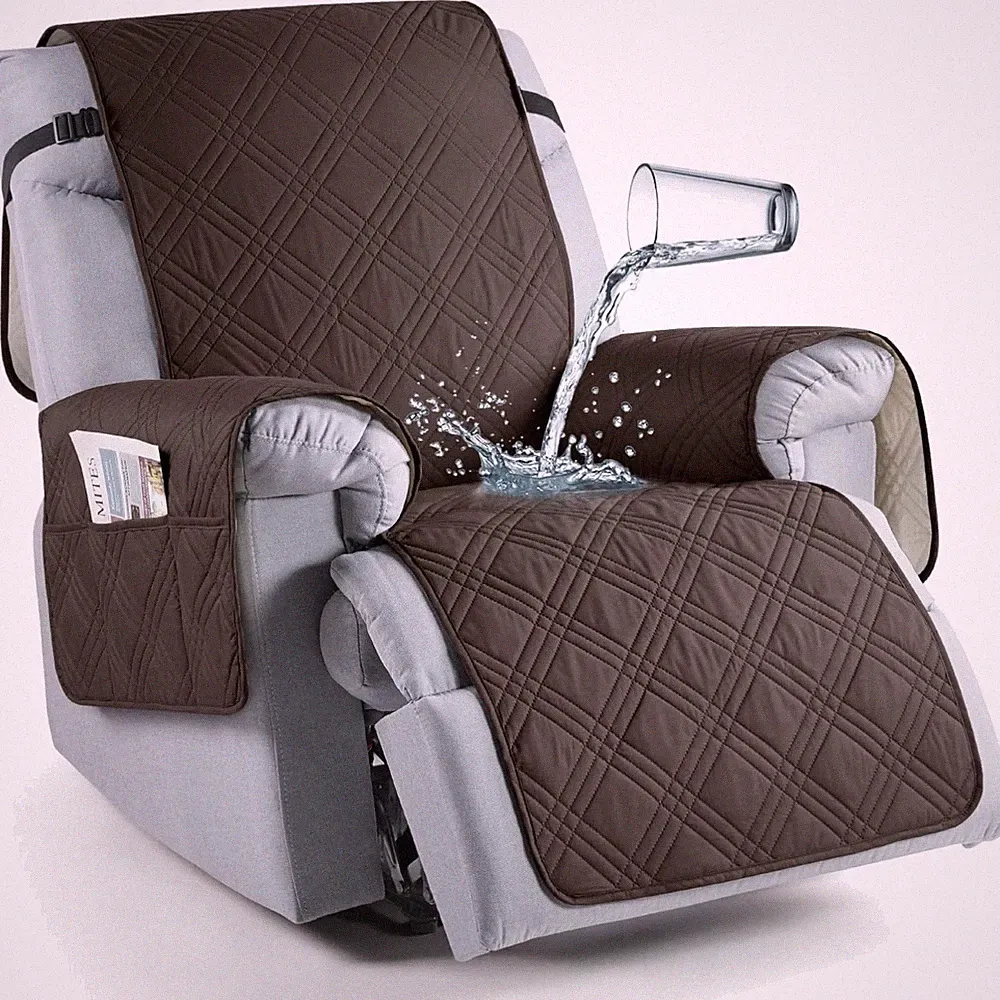 Deluxe 30'' Recliner Furniture Protector - Waterproof, Easy Care, Elegant Design
