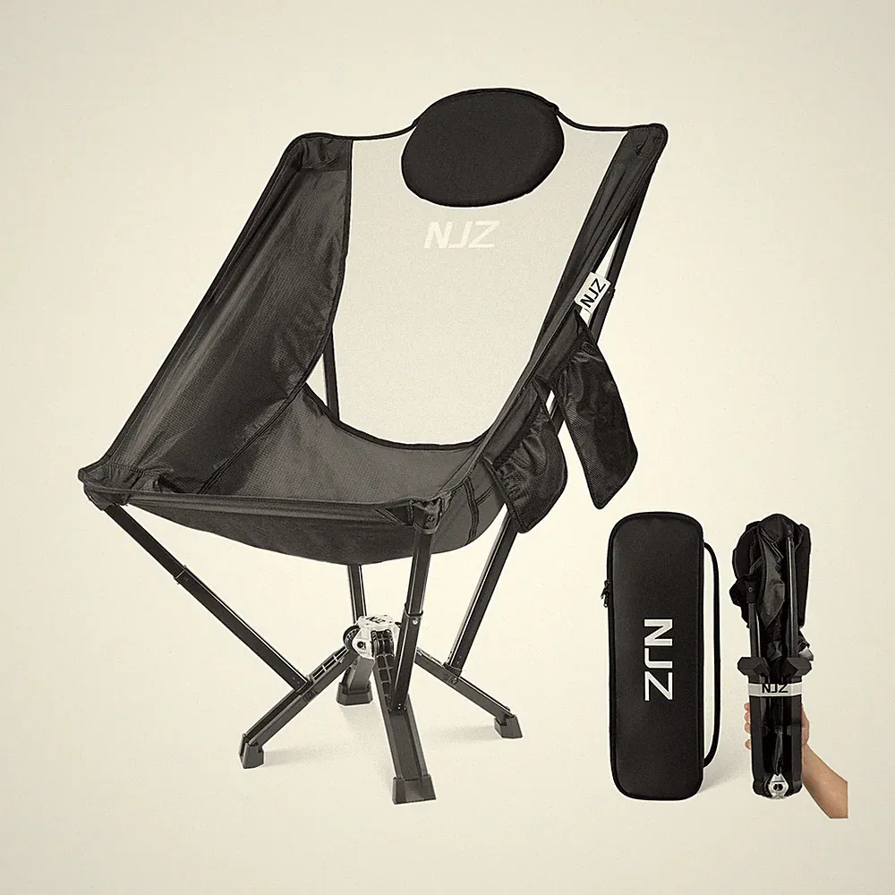 Folding High Back Camping Chair for Adults Heavy Duty, Max. Load 600 lbs | He...