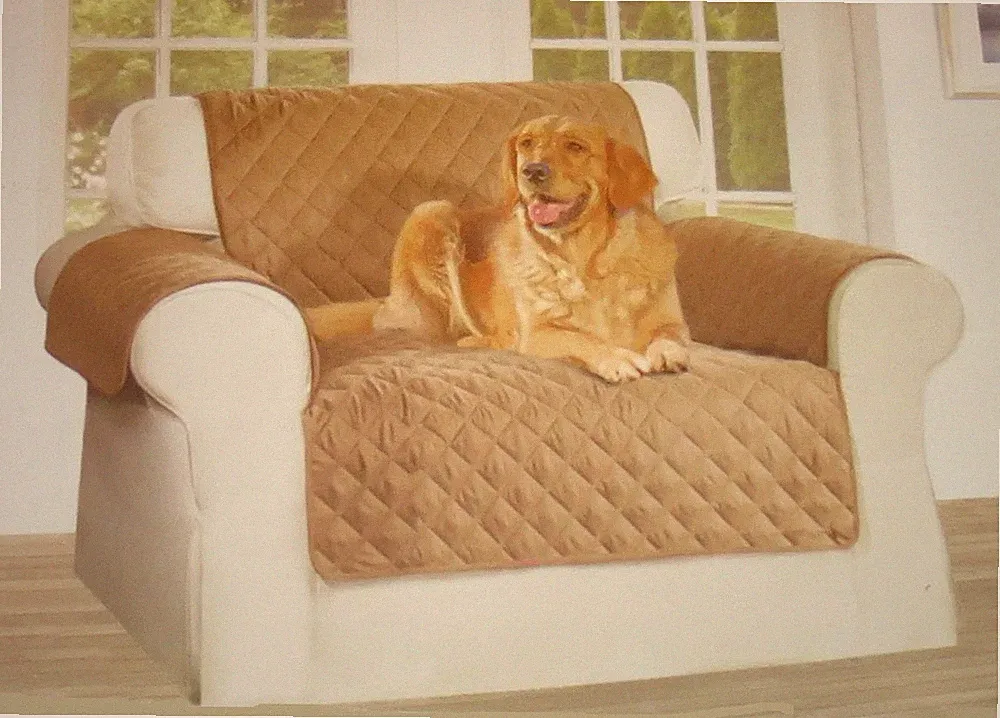 Good Pet Waterproof Pet Protector Chair Stone Grey Fits 32" to 43" Wide Chairs