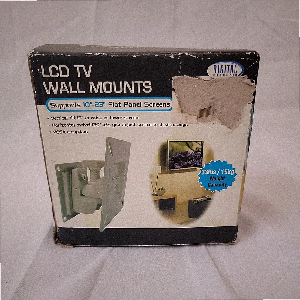 Tilting TV Wall Mount Monitor Camper 14-24 Inch LED LCD Small...